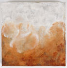 Adam Series Study VII, Encaustic and Sand on Cradled Board, 8"x8"x1.5", 2015