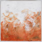 Adam Series Study XIII, Encaustic and Dirt on Cradled Board, 8"x8"x1.5", 2015