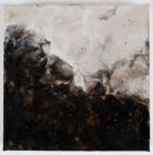 Adam Series Study V, Encaustic and Dirt on Cradled Board, 8"x8"x1.5", 2015