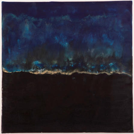 Dawning Joy, Psm. 30:5, Encaustic on Cradled Board,12"x12"x1.5", 2015