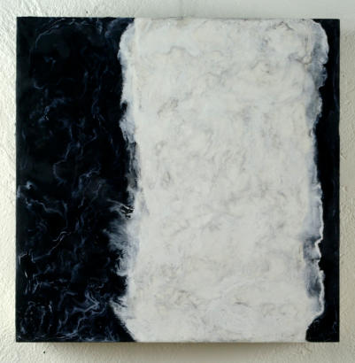 Interstice IV, Encaustic, 12"x12", 2012