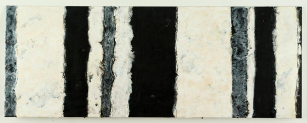 Transition, Encdaustic on Cradled Board, 19.5"x49", 2013