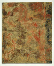 Golden Terrain, Encaustic, 20"x16", 2011