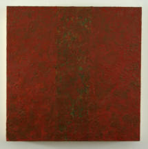 Corroded, Encaustic, 24"x24", 2011