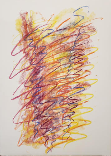 Verve 17, Pastel on Rives BFK paper, 30'' X 22'', 2020